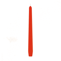 Sviečka kónická 245 mm oranžová [10 ks] GASTRO