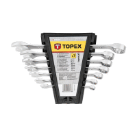 Kľúče očkoploché 6-17 mm, 7 ks TOPEX