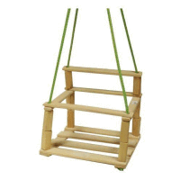 Hojdačka detská drevo natur PRO GARDEN