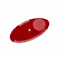 Vonná záveska CURVE - kiwi/grapefruit (červená) FP