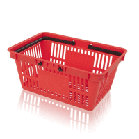 Detail - Košík nákupný 2 držadlo s plochy na potlač Košík nákupný 2 držadlo s plochy na potlač