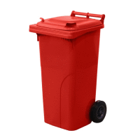 Nádoba na smeti MGB 120L, červená