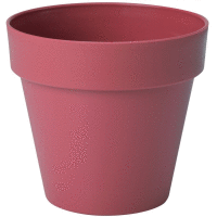Kvetináč Ibiza soft 16cm marsala FORM PLASTIC