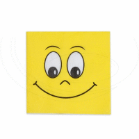 Obrúsky 3-vrstvové, 33 x 33 cm SMILING FACE [20 ks] PARTY GASTRO