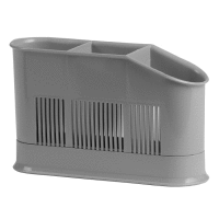 Detail - Odkvapkávač na príbory Asca Gray 3-komory DOMOTTI Odkvapkávač na príbory Asca Gray 3-komory DOMOTTI