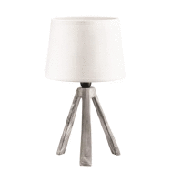 Krémovo-šedá stolná lampa Ilumi 18 x 18 x 31 cm DOMOTTI