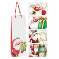 Darčeková taška na fľašu XMAS 4 druhy