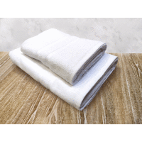 Biely uteráčik na tvár - LONDON 50x30cm 450g/m2