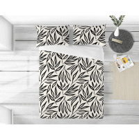 Obliečky Perkal RIMINI Black 70x90 + 140x200 cm