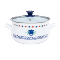 Detail - Hrniec smaltovaný KALINA 20cm 3,8L EMALIA OLKUSZ Hrniec smaltovaný KALINA 20cm 3,8L EMALIA OLKUSZ