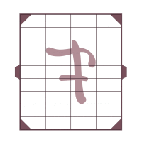 Naznačovač rezu - obdĺžnik 6x3cm (4x9 - 24x27cm)