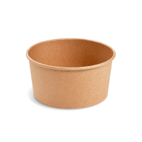 Papierová miska (PAP/PE) kraft O150mm 1000ml [50 ks] GASTRO
