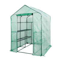 Skleník 143 x 143 x 195 cm, PE fólia 135g, kovová konštrukcia NEO TOOLS