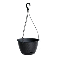 Kvetináč závesný RATOLLA ROUND 21,5cm antracit PROSPERPLAST