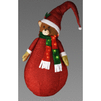 Medveď XMAS s 10LED 120cm