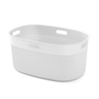 Kôš na čisté prádlo FILO biely,59x39xh27 cm, 45 lt