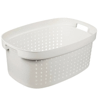 Kôš na bielizeň Seoul 42l biely PLAST TEAM