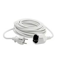 Detail - Sieťový predlžovací prívod, biela 5m Sieťový predlžovací prívod, biela 5m