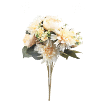 Detail - Kytica dália + prízdoby x12 56cm Kytica dália + prízdoby x12 56cm