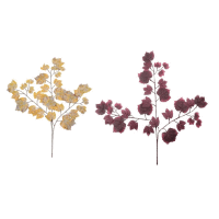 Detail - List hrozno ks 68x68cm bordová,žltá List hrozno ks 68x68cm bordová,žltá