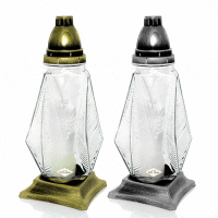 Detail - Kahanec sklenený Z418 31,5cm strieborný/zlatý Kahanec sklenený Z418 31,5cm strieborný/zlatý