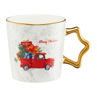 Porcelánový hrnček Star Auto 390 ml AMBITION