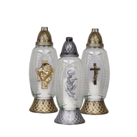 Detail - Kahanec Cross, dekoratívne sklo, 40 h, 35 cm MIX vzorov Kahanec Cross, dekoratívne sklo, 40 h, 35 cm MIX vzorov