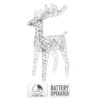 Sob LED 37cm W SILVER