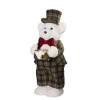 Detail - Medveď XMAS stojaci 42cm 2 druhy Medveď XMAS stojaci 42cm 2 druhy