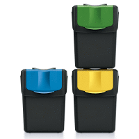 Odpadkový kôš 60L, 3x20L na triedený odpad