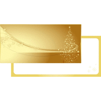 Detail - Darčeková obálka na peniaze GOLD XMAS 21x10cm ALVARAK Darčeková obálka na peniaze GOLD XMAS 21x10cm ALVARAK