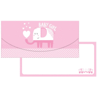 Detail - Darčeková obálka na peniaze BABY GIRL 21x10cm ALVARAK Darčeková obálka na peniaze BABY GIRL 21x10cm ALVARAK