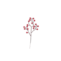 Detail - Vianočný pik s červenými bobuľami 30cm Vianočný pik s červenými bobuľami 30cm