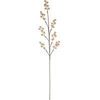 Detail - Vetvička BERRY 75cm GOLD Vetvička BERRY 75cm GOLD