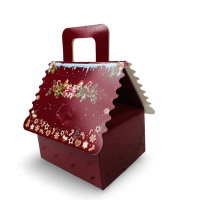 Detail - Krabička na pečivo Gingerbread house 12x10x13,5cm ALVARAK Krabička na pečivo Gingerbread house 12x10x13,5cm ALVARAK