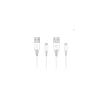 Dátový kábel USB / USB-C 1.5M (7mm) biely SWISSTEN