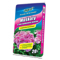 Substrát muškáty a balkónové kvety 20L AGRO