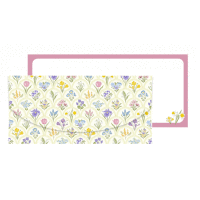 Darčeková obálka na peniaze kvety 23x11cm ALVARAK