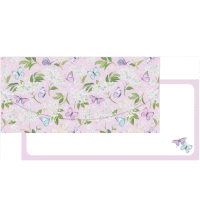 Darčeková obálka na peniaze MOTÝLE 23x11cm ALVARAK
