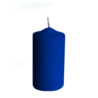 Sviečka valcová Ø 60 x 120 mm tmavomodrá [1 ks] GASTRO