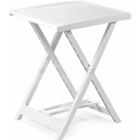 Detail - Stôl ARNO skladací, biely PRO GARDEN Stôl ARNO skladací, biely PRO GARDEN