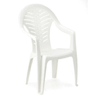 Detail - Kreslo OCEAN, biele PRO GARDEN Kreslo OCEAN, biele PRO GARDEN