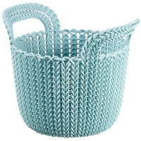 Košík KNIT 3L okr. belasý DOMOTTI
