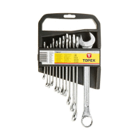 Kombinované kľúče 12 ks set, 6-22mm TOPEX