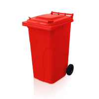 Nádoba na smeti 240L,červená