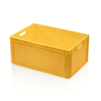 Euro prepravka 60x40x27 cm - žltá TBA