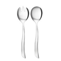 Sada príborov na šalát lyžica a vidlička Wave 24 cm AMBITION