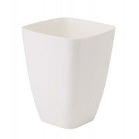 Kvetináč hranatý Orchidea 13cm biely FORMPLASTIC