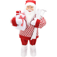 Santa červeno-biely 80cm