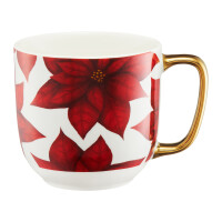Porcelánový hrnček Nela Poinsettia 390 ml AMBITION